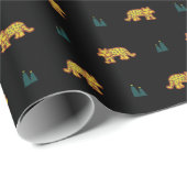 Jaguar pattern wrapping paper geschenkpapier (Rolleneckpunkt)