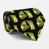 Jaguar Pop Art Krawatte (Gerollt)
