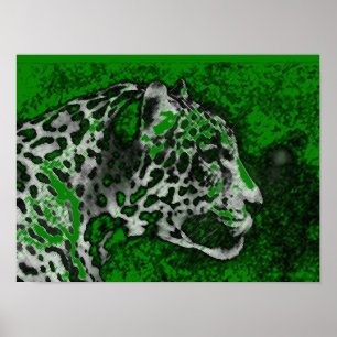 Jaguar Pop Art Poster Print - Jaguar Poster