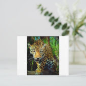 Jaguar Postkarte (Stehend Vorderseite)