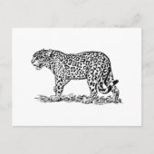 Jaguar Postkarte (Vorderseite)
