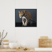 Jaguar Power Canvas Print -24x20 - oder kleiner Poster (Küche)