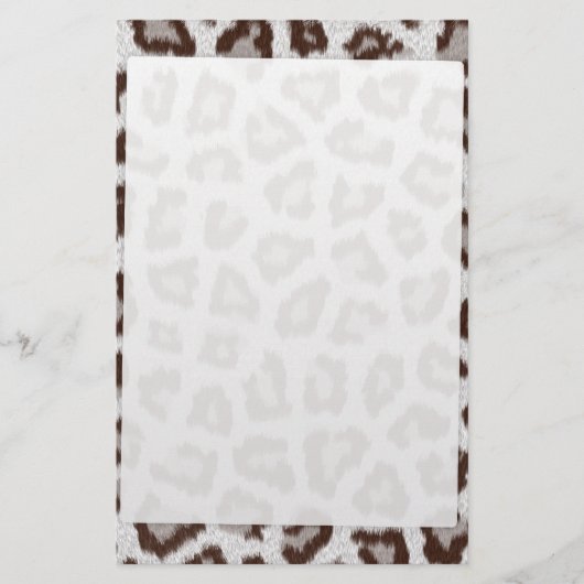 Jaguar Print Briefpapier (Vorderseite)