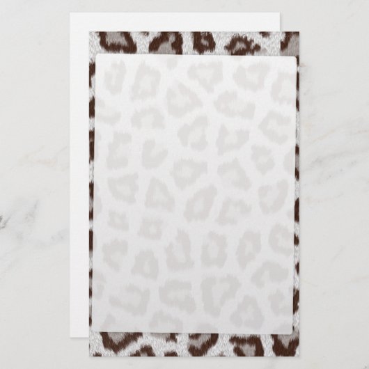 Jaguar Print Briefpapier (Vorne/Hinten)