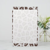 Jaguar Print Briefpapier (Stehend Vorderseite)