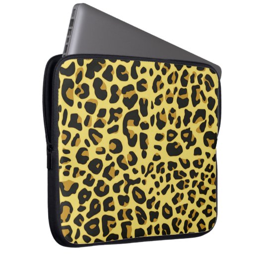 Jaguar Print Computer Sleeve (Vorne Rechts)