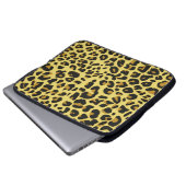Jaguar Print Computer Sleeve (Vorne Knopf)