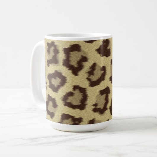 Jaguar Print Kaffeetasse (Vorderseite Links)