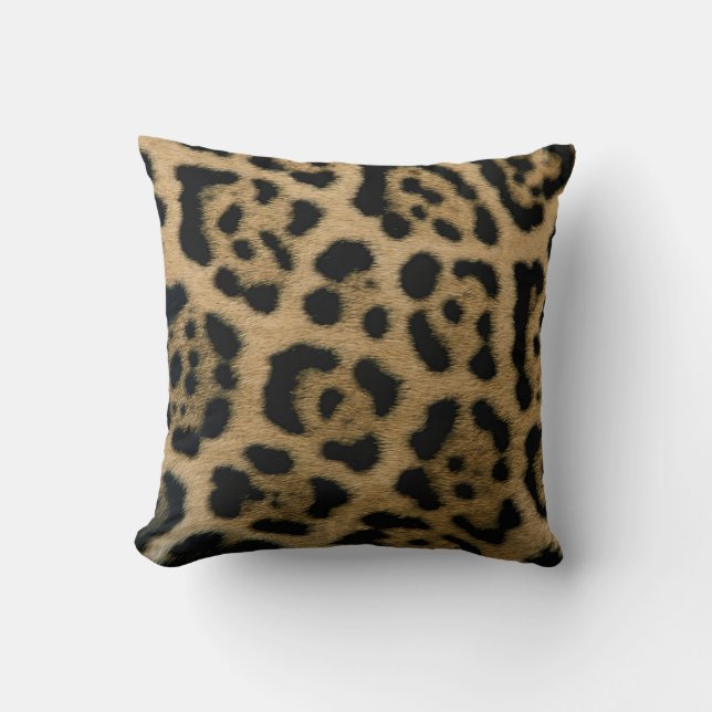 Jaguar Print Kissen (Vorderseite)