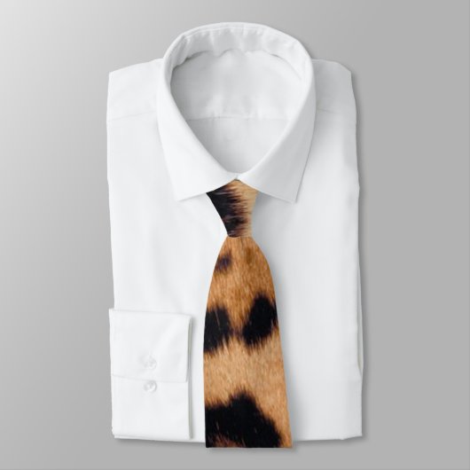 Jaguar Print Krawatte (Gebunden)