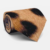 Jaguar Print Krawatte (Gerollt)
