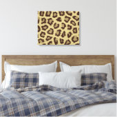 Jaguar Print Leinwanddruck (Insitu (Schlafzimmer))