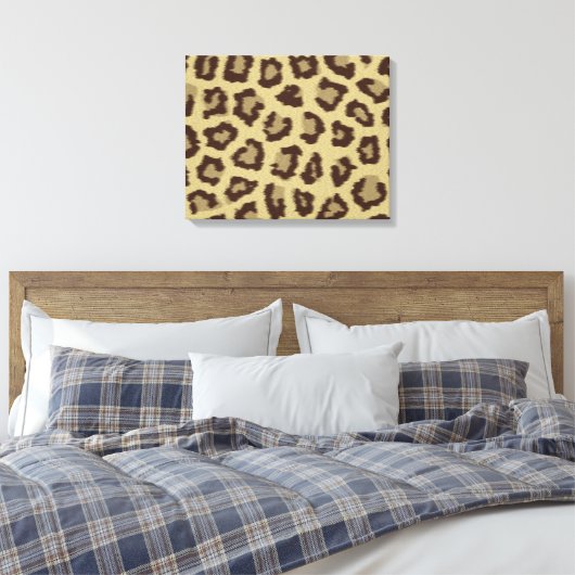 Jaguar Print Leinwanddruck (Insitu (Schlafzimmer))