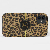 Jaguar Print Monogram iPhone 5 Fall Case-Mate iPhone Hülle (Rückseite (Horizontal))
