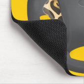 Jaguar Print Steering Wheel Mousepad (Ecke)