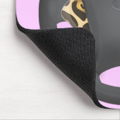 Jaguar Print Steering Wheel Mousepad (Ecke)
