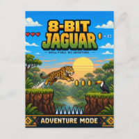 Jaguar, Retro-8-Bit-Pixel-Art