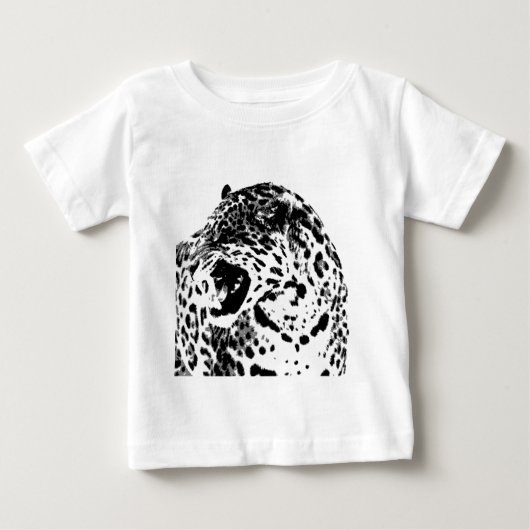 Jaguar Roaring Baby T-shirt (Vorderseite)