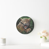 Jaguar Runde Wanduhr (Zuhause)