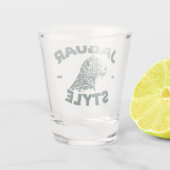 Jaguar Schnapsglas (Rückseite)