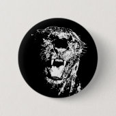 Jaguar - Schwarzer Panther Button (Vorderseite)