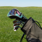 Jaguar - Schwarzer Panther Golf Headcover (In SItu)