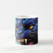 Jaguar - Schwarzer Panther Kaffeetasse (Mittel)