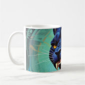 Jaguar - Schwarzer Panther Kaffeetasse (Links)