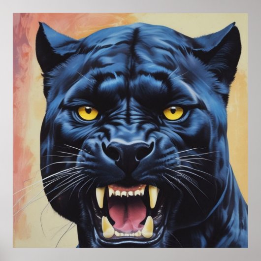 Jaguar - Schwarzer Panther Poster (Vorne)