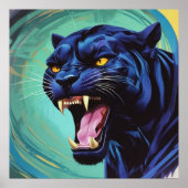 Jaguar - Schwarzer Panther Poster (Vorne)