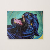 Jaguar - Schwarzer Panther Puzzle (Horizontal)