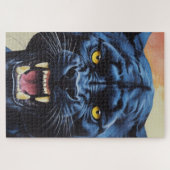 Jaguar - Schwarzer Panther Puzzle (Horizontal)