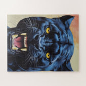 Jaguar - Schwarzer Panther Puzzle (Horizontal)