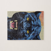 Jaguar - Schwarzer Panther Puzzle (Horizontal)