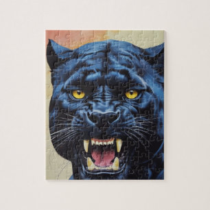 Jaguar - Schwarzer Panther Puzzle