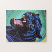 Jaguar - Schwarzer Panther Puzzle (Horizontal)