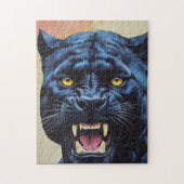 Jaguar - Schwarzer Panther Puzzle (Vertikal)