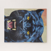 Jaguar - Schwarzer Panther Puzzle (Horizontal)