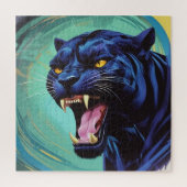 Jaguar - Schwarzer Panther Puzzle (Vertikal)