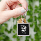 Jaguar - Schwarzer Panther Schlüsselanhänger (Hand)