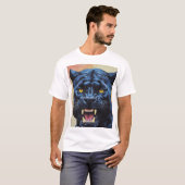 Jaguar - Schwarzer Panther T-Shirt (Vorne ganz)