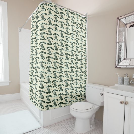 Jaguar Shower Curtain Duschvorhang (Beispiel)