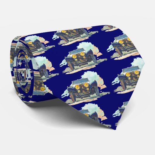 Jaguar SS-100 Krawatte (Gerollt)