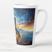 Jaguar Stargazer Design von Rich AMeN Gill Milchtasse (Rechts)