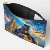 Jaguar Stargazer Design von Rich AMeN Gill Zubehörtasche (Offen)