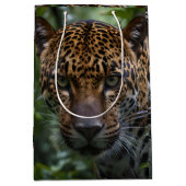 Jaguar steht Nah im Wald gegenüber, Mittlere Geschenktüte (Vorderseite)
