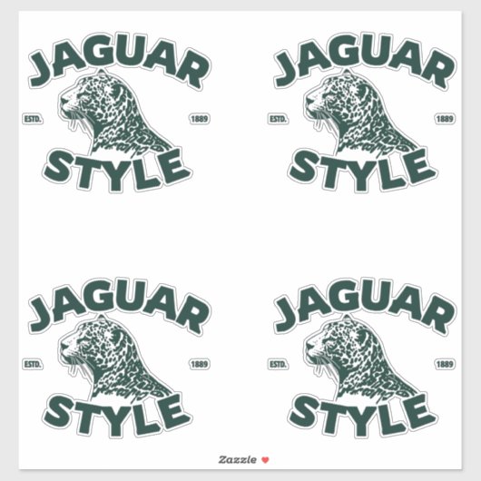 Jaguar Sticker (Blatt)
