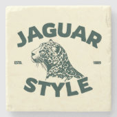 Jaguar Stone Coaster Steinuntersetzer (Vorderseite)