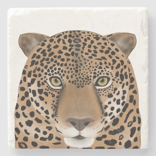 Jaguar Stone Untersetzer (Vorderseite)