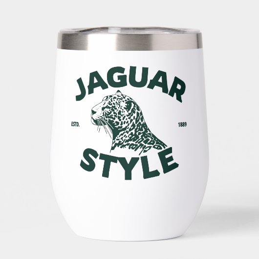 Jaguar-Thermal-Weinbecher (Rückseite)